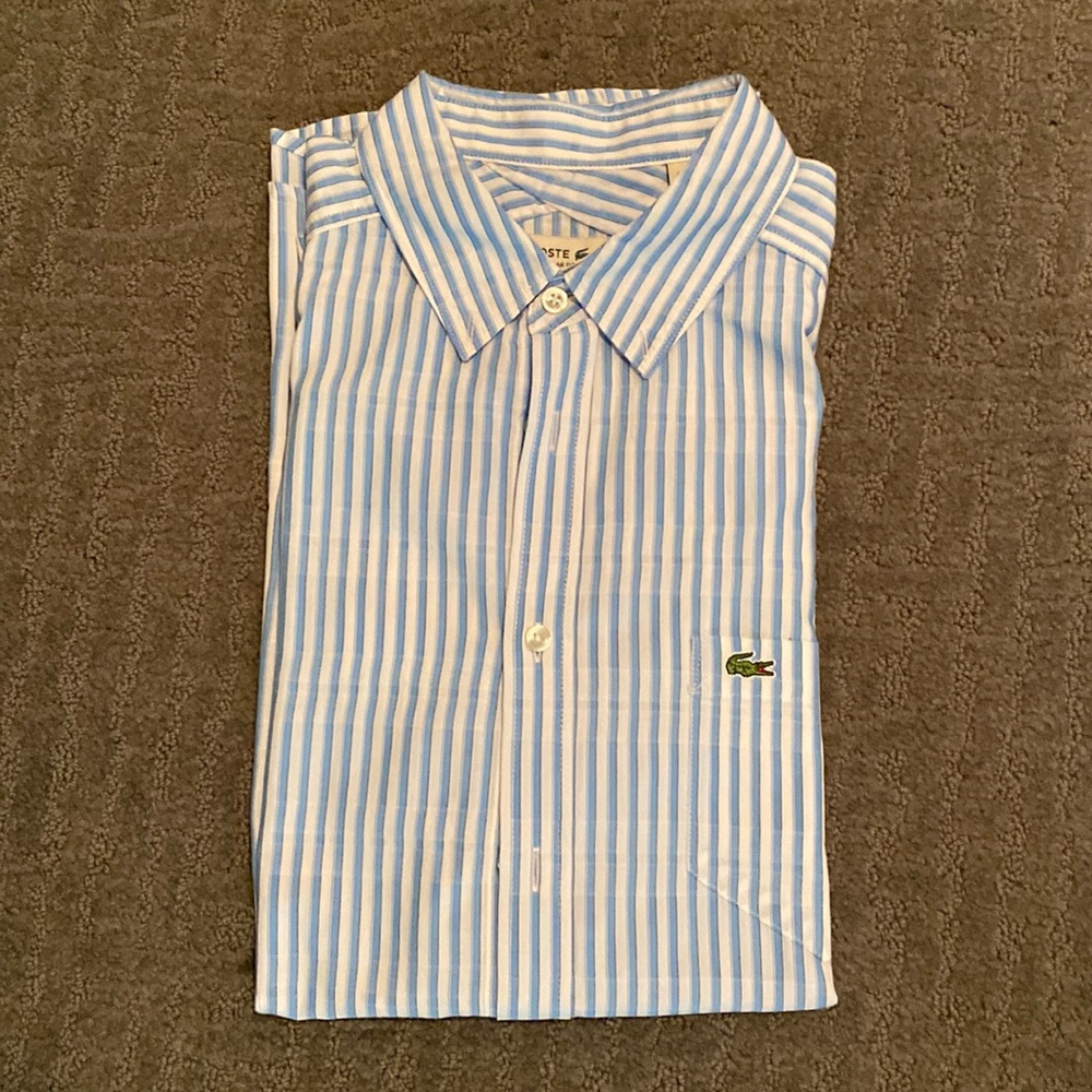 Mens Lacoste Casual Button Down Shirt